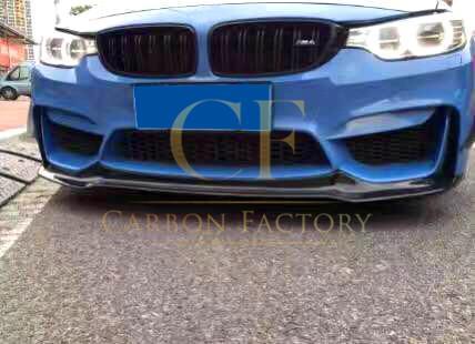 V Style Carbon Fibre Front Splitter for BMW F80 M3 F82 F83 M4 14-20-Carbon Factory