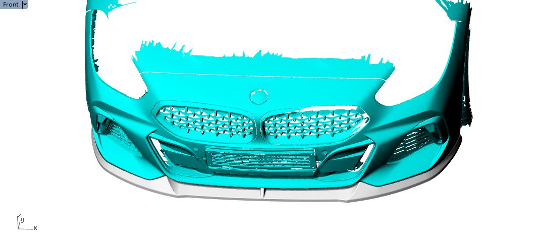 V Style Carbon Fibre Front Splitter for BMW G29 Z4 19-Present-Carbon Factory