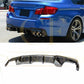 V Style Carbon Fibre Rear Diffuser for BMW F10 5 Series 10-17-Carbon Factory