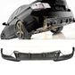 V Style Carbon Fibre Rear Diffuser for BMW F10 5 Series 10-17-Carbon Factory