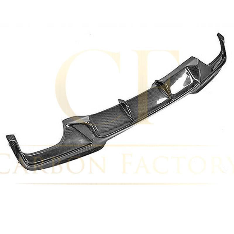 V Style Carbon Fibre Rear Diffuser for BMW F10 5 Series 10-17-Carbon Factory