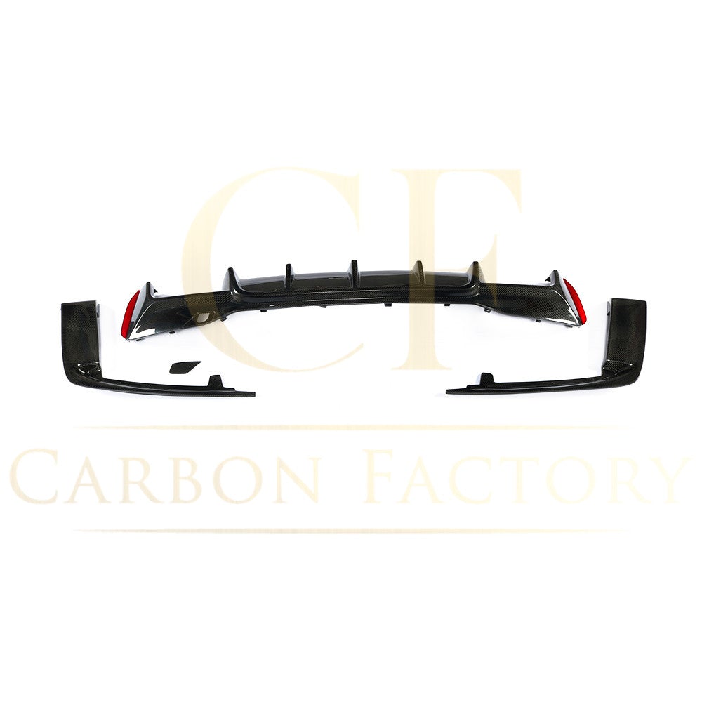 V Style Carbon Fibre Rear Diffuser for BMW G30 G31 5 Series M Sport F90 M5 17-23-Carbon Factory