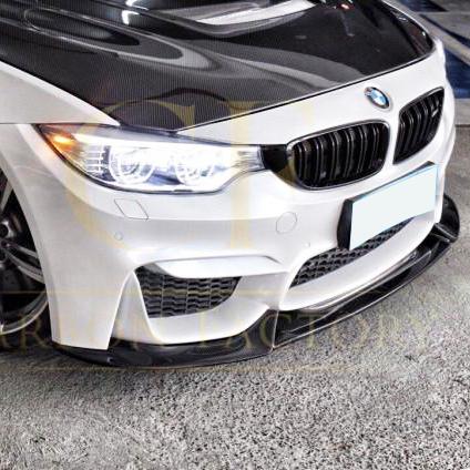 VR Style Carbon Fibre Front Splitter for BMW F80 M3 F82 F83 M4 14-20-Carbon Factory