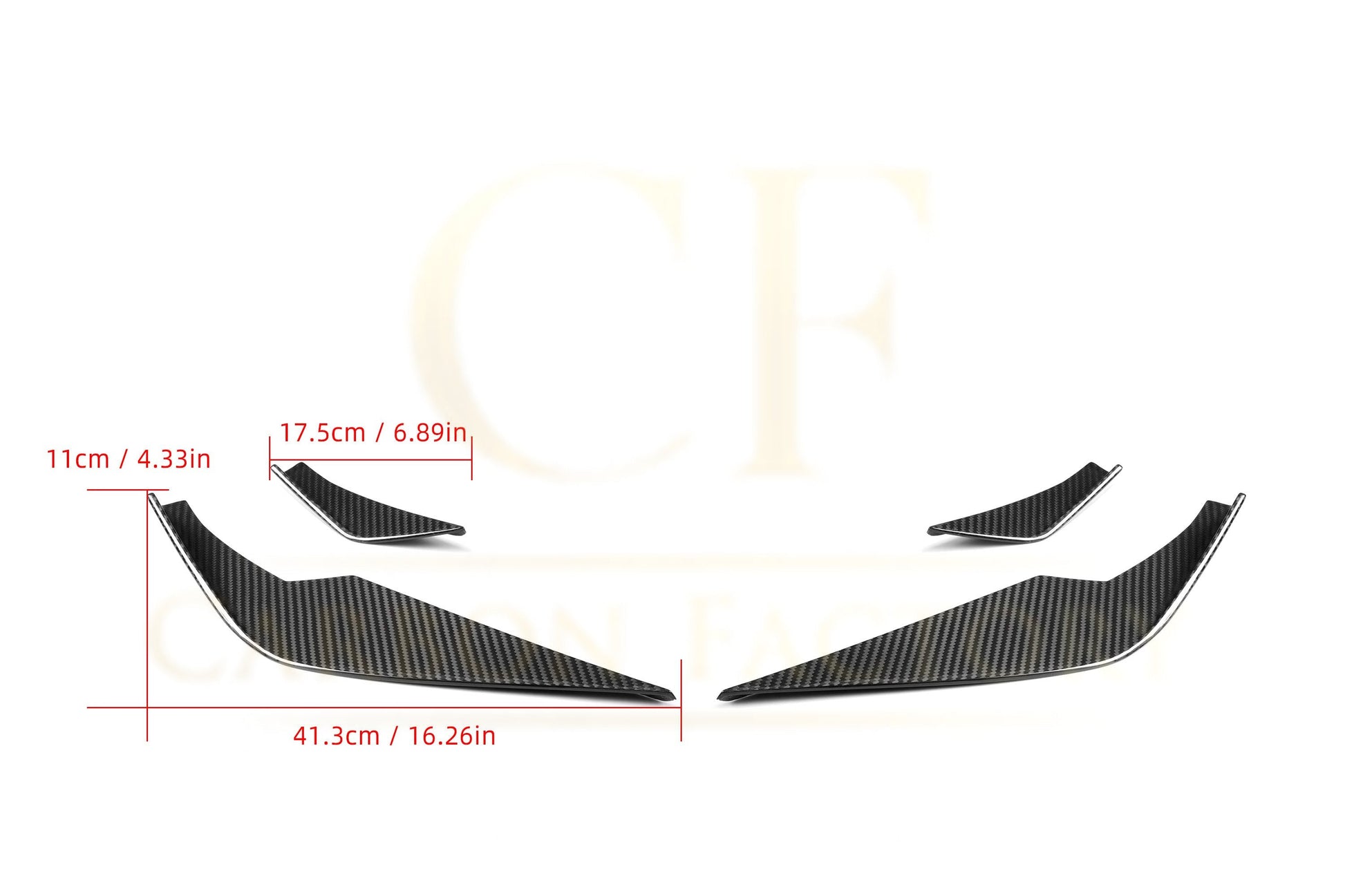 VS Style Pre-Preg Carbon Fibre Front Canards for BMW G80 M3 G82 G83 M4 21-Present-Carbon Factory