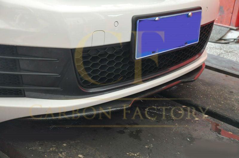 VW Golf MK6 GTI H1 Style Carbon Fibre Front Splitter 08-13 by Carbon Factory-Carbon Factory