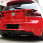 VW Golf MK6 GTI R20 Carbon Fibre Mid Spoiler 08-13 by Carbon Factory-Carbon Factory