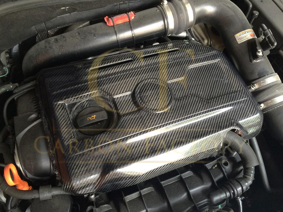 VW Golf MK6 GTI Scirocco Carbon Fibre Engine Cover 08-13 by Carbon Factory-Carbon Factory