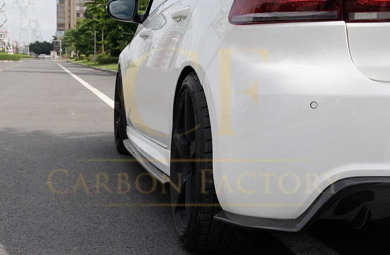 VW Golf MK6 R20 EXO Style Carbon Fibre Side Skirts 08-13 by Carbon Factory-Carbon Factory