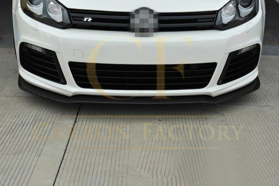 VW Golf MK6 R20 M Style Carbon Fibre Front Splitter 08-13 by Carbon Factory-Carbon Factory