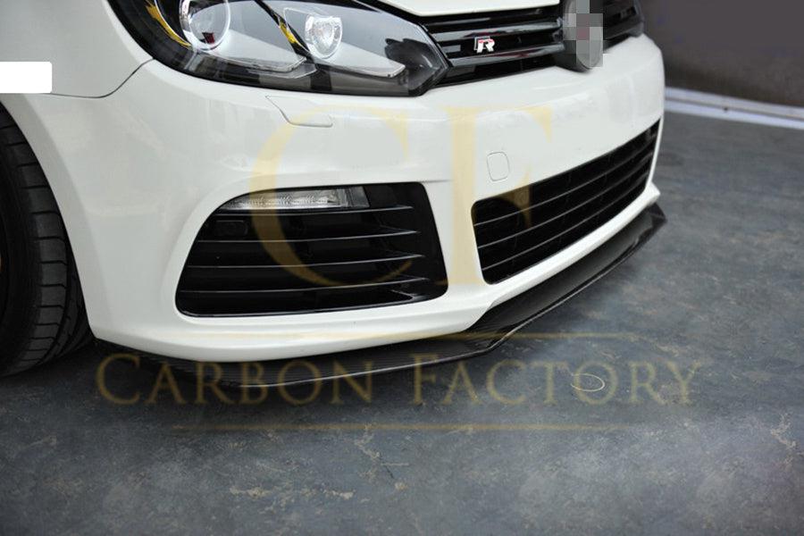 VW Golf MK6 R20 M Style Carbon Fibre Front Splitter 08-13 by Carbon Factory-Carbon Factory