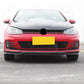 VW Golf MK7 GTI RZ Style Carbon Fibre Front Splitter 14-17-Carbon Factory