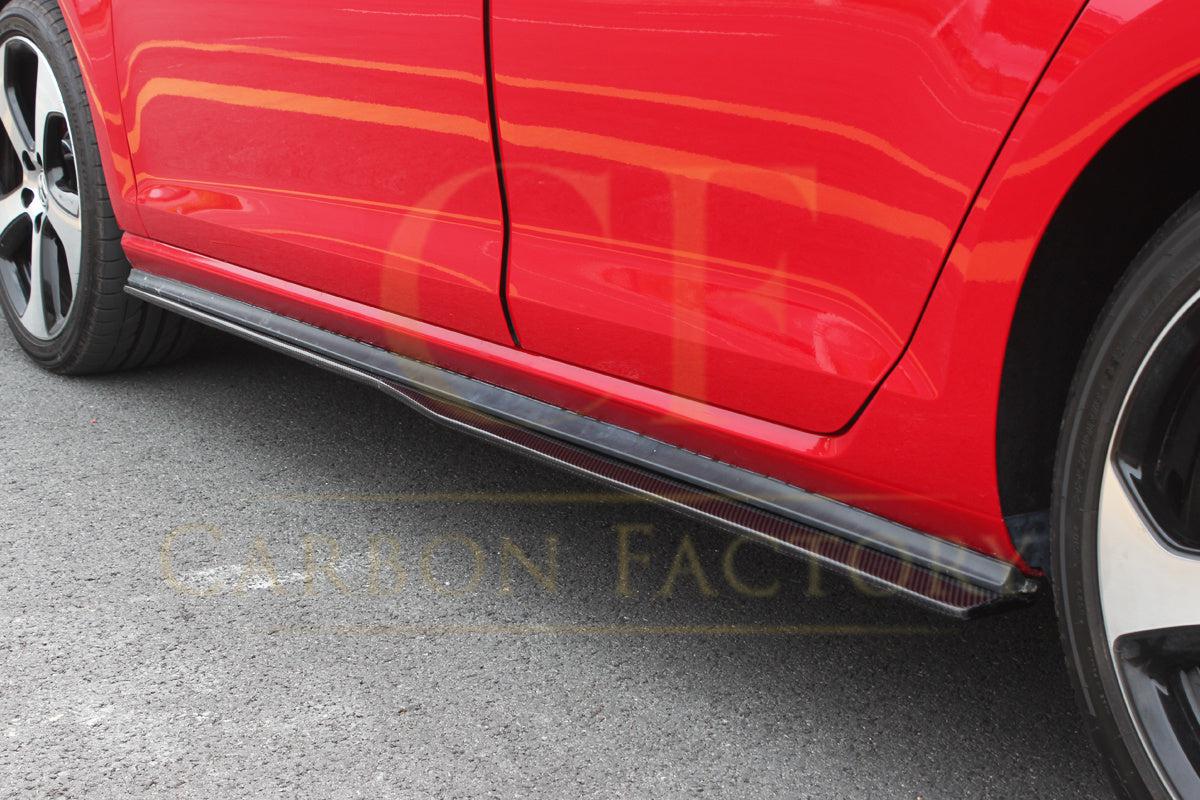 VW Golf MK7 GTI RZ Style Carbon Fibre Side Skirt 14-17 by Carbon Factory-Carbon Factory