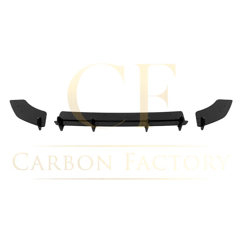 VW Golf MK7 GTI V Style Gloss Black Rear Diffuser 13-16 by Carbon Factory-Carbon Factory