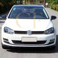 VW Golf MK7 MK7.5 Max Style Gloss Black Front Splitter 13-20 by Carbon Factory-Carbon Factory