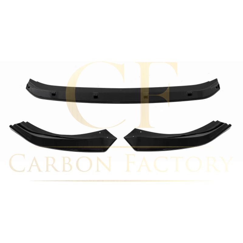 VW Golf MK7 MK7.5 Max Style Gloss Black Front Splitter 13-20 by Carbon Factory-Carbon Factory