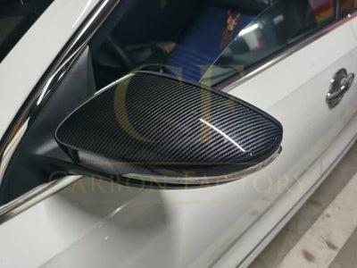 VW Golf MK7 MK7.5 inc GTI & R OEM Style Carbon Fibre Replacement Mirror Covers 14-20 by Carbon Factory-Carbon Factory