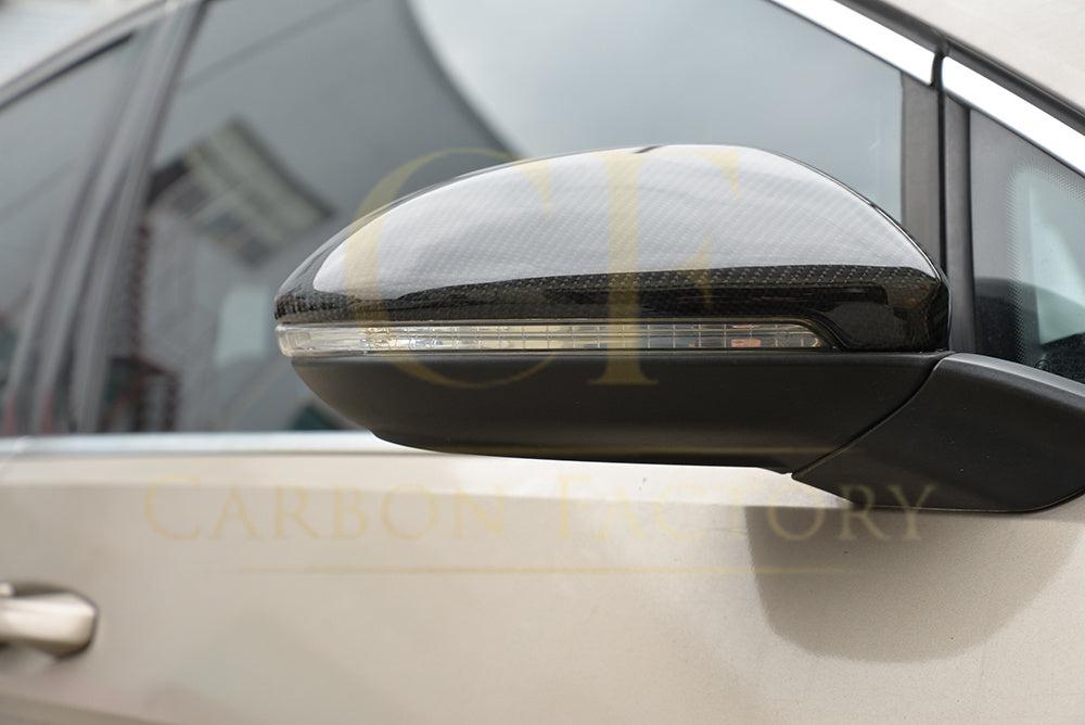 VW Golf MK7 MK7.5 inc GTI & R OEM Style Carbon Fibre Replacement Mirror Covers 14-20 by Carbon Factory-Carbon Factory