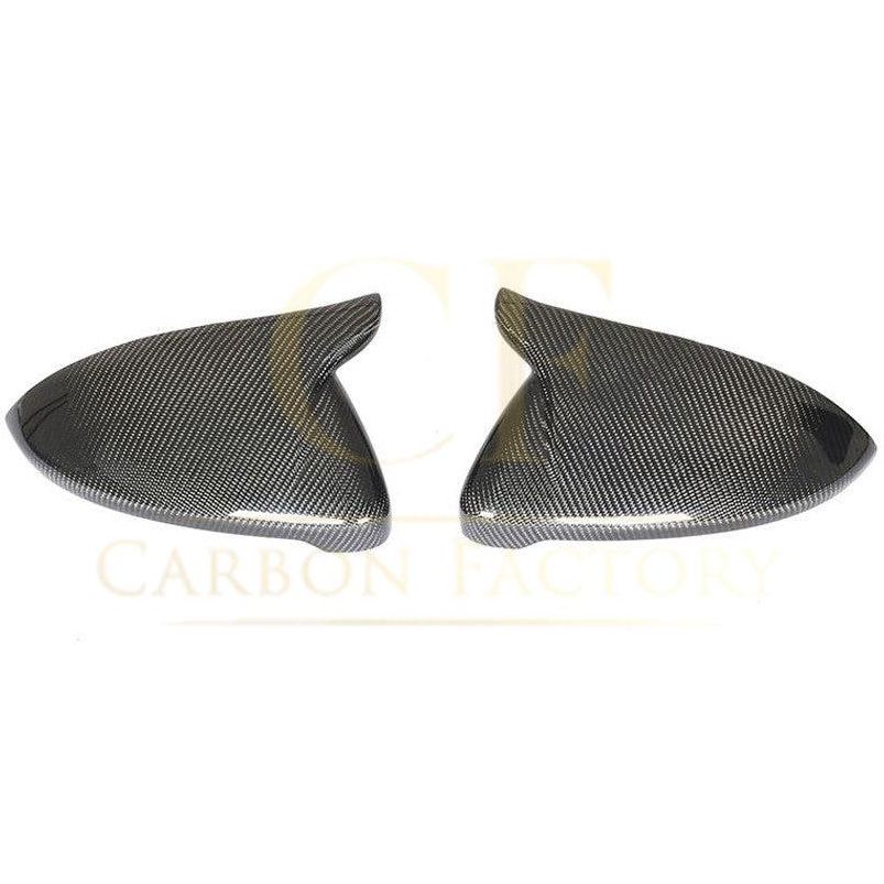 VW Golf MK7 MK7.5 inc GTI & R V Style Carbon Fibre Replacement Mirror Covers 14-20 by Carbon Factory-Carbon Factory