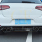 VW Golf MK7 R OS Style Carbon Fibre Rear Diffuser 14-17 by Carbon Factory-Carbon Factory