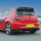 VW Golf MK7.5 GTI TCR Style Gloss Black Rear Diffuser 17-20 by Carbon Factory-Carbon Factory