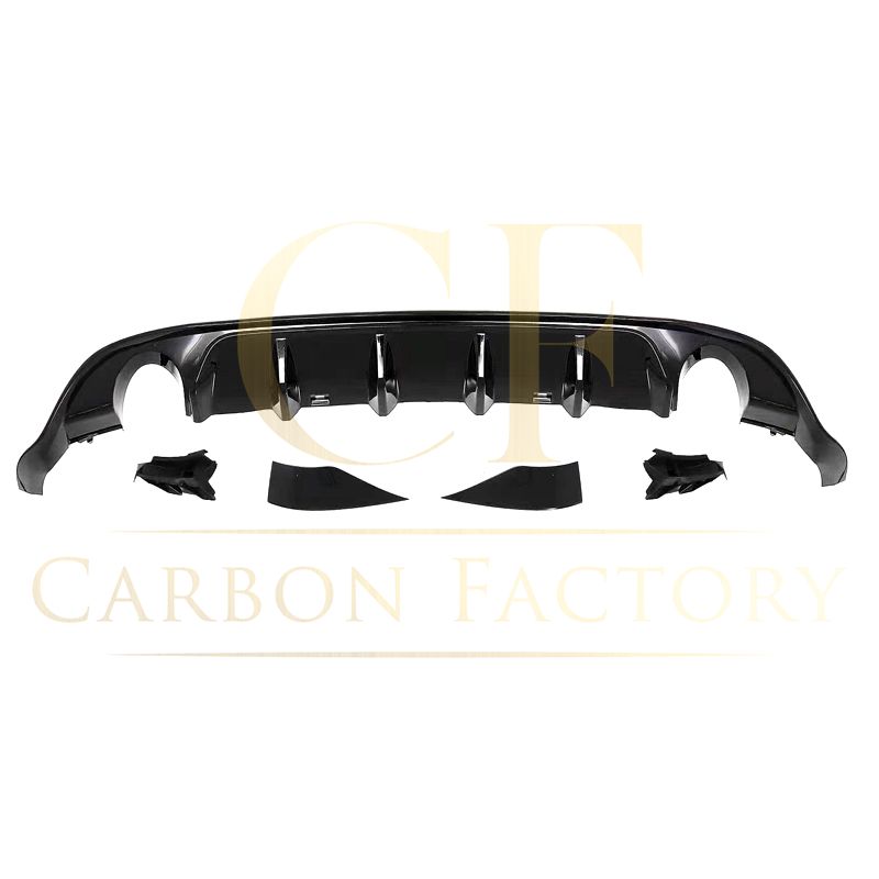 VW Golf MK7.5 GTI TCR Style Gloss Black Rear Diffuser 17-20 by Carbon Factory-Carbon Factory