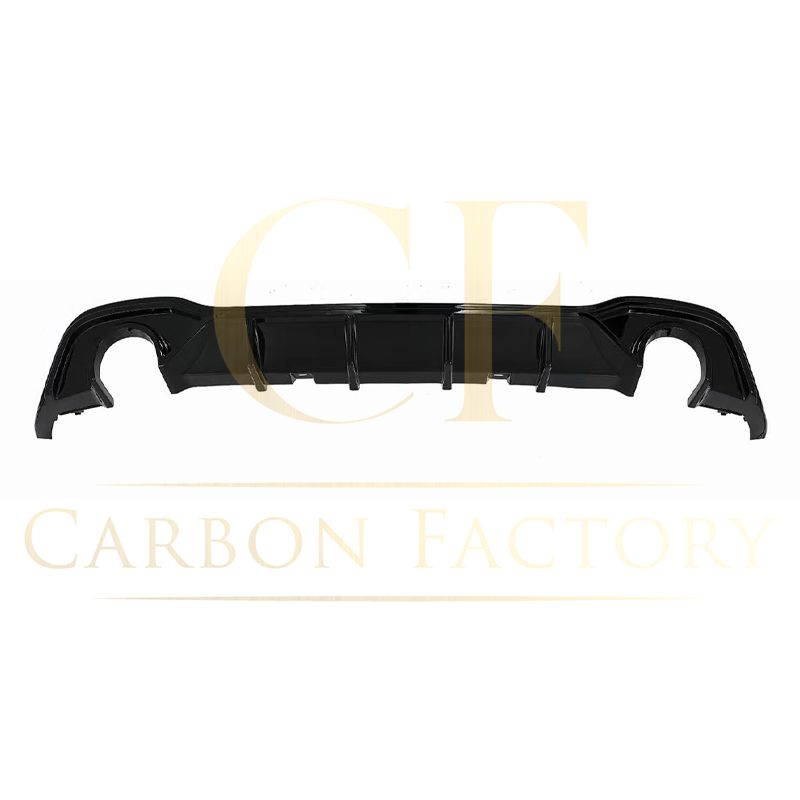 VW Golf MK8 GTI / R-LINE MAX Style Gloss Black Rear Diffuser 21-Present by Carbon Factory-Carbon Factory