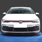 VW Golf MK8 GTI / R-LINE V1 Style Gloss Black Front Splitter 21-23 by Carbon Factory-Carbon Factory