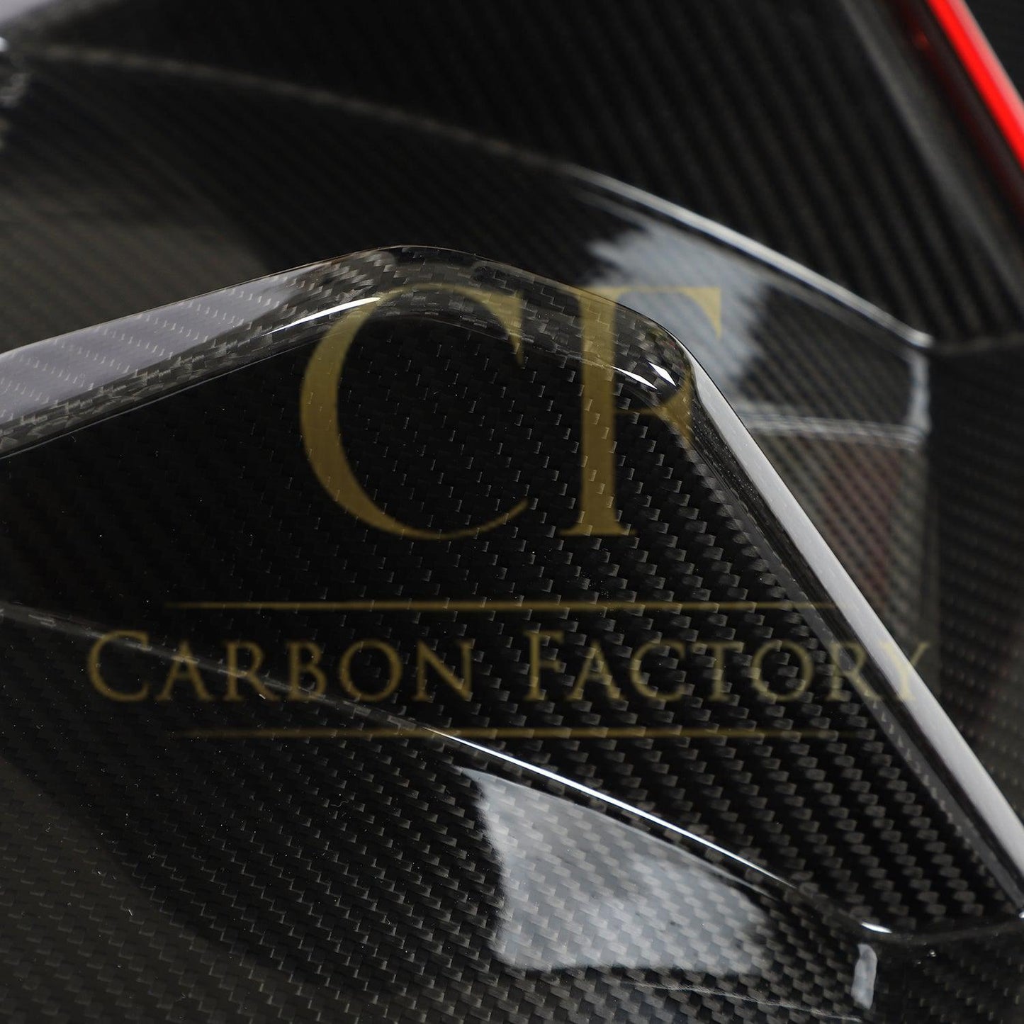 VW Golf MK8 GTI & R Line V Style Carbon Fibre Rear Diffuser 21-Present-Carbon Factory