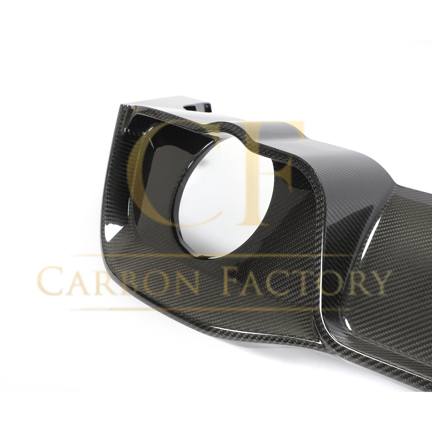 VW Golf MK8 GTI & R Line V Style Carbon Fibre Rear Diffuser 21-Present-Carbon Factory