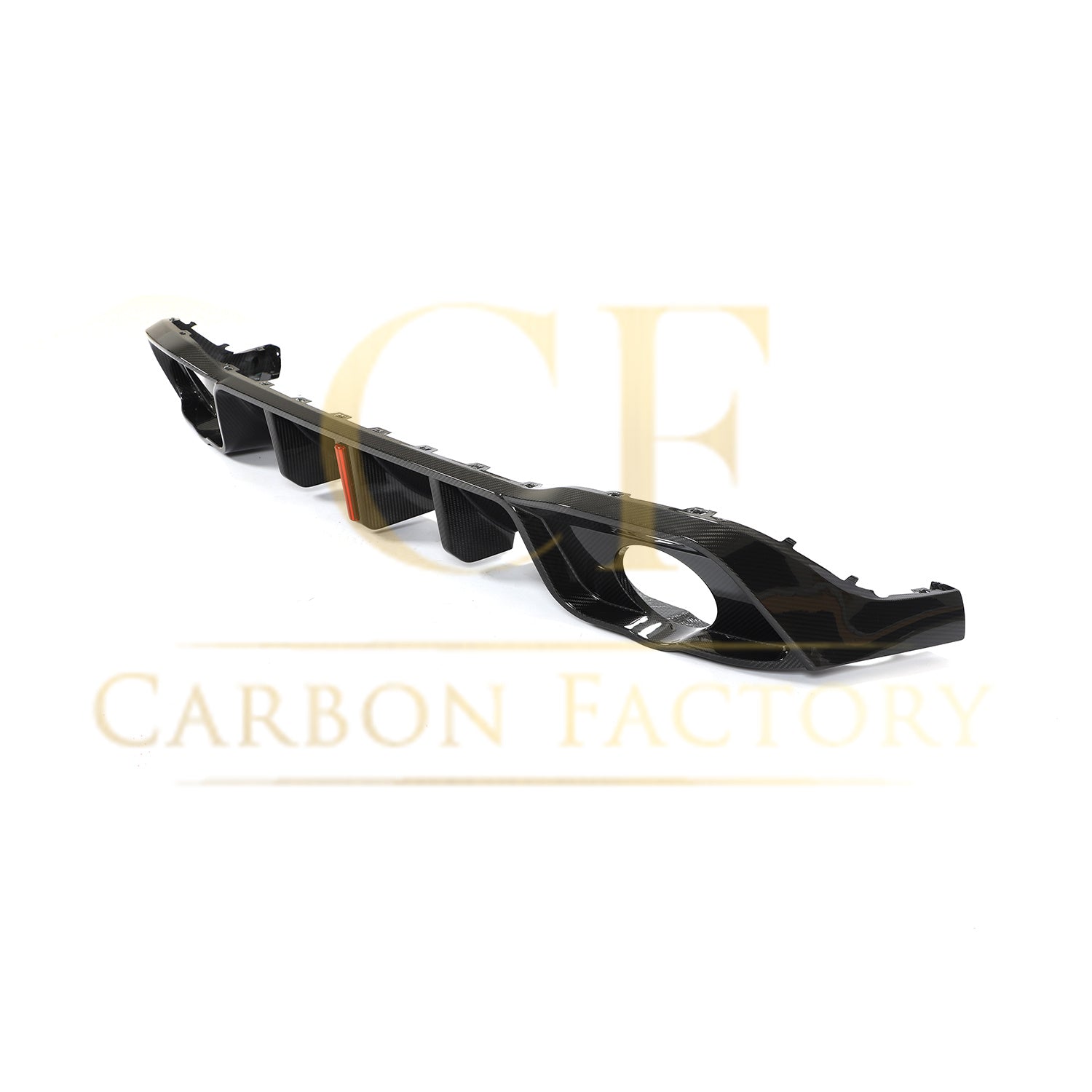 VW Golf MK8 GTI & R Line V Style Carbon Fibre Rear Diffuser 21-Present by Carbon Factory-Carbon Factory