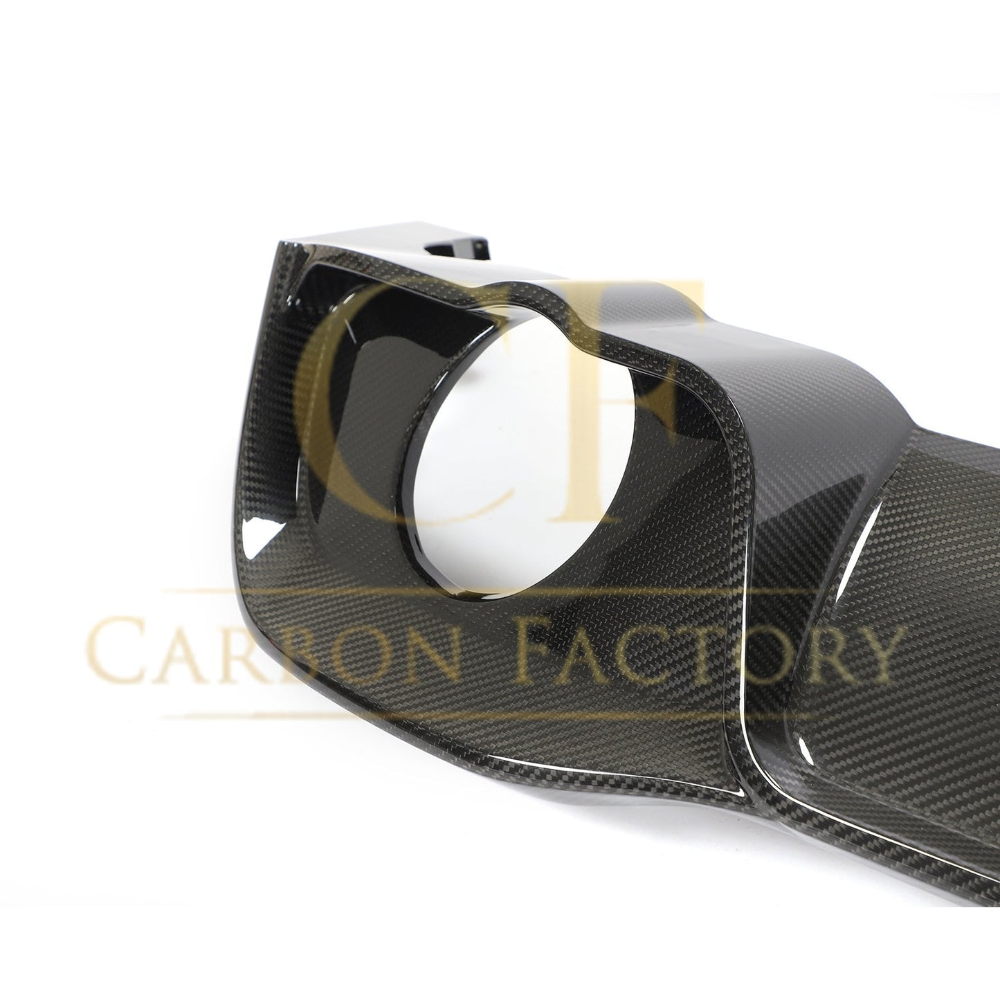 VW Golf MK8 GTI & R Line V Style Carbon Fibre Rear Diffuser 21-Present by Carbon Factory-Carbon Factory