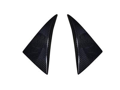 VW Golf MK8 OSIR Style Carbon Fibre Spoiler Side Plates 21-Present-Carbon Factory