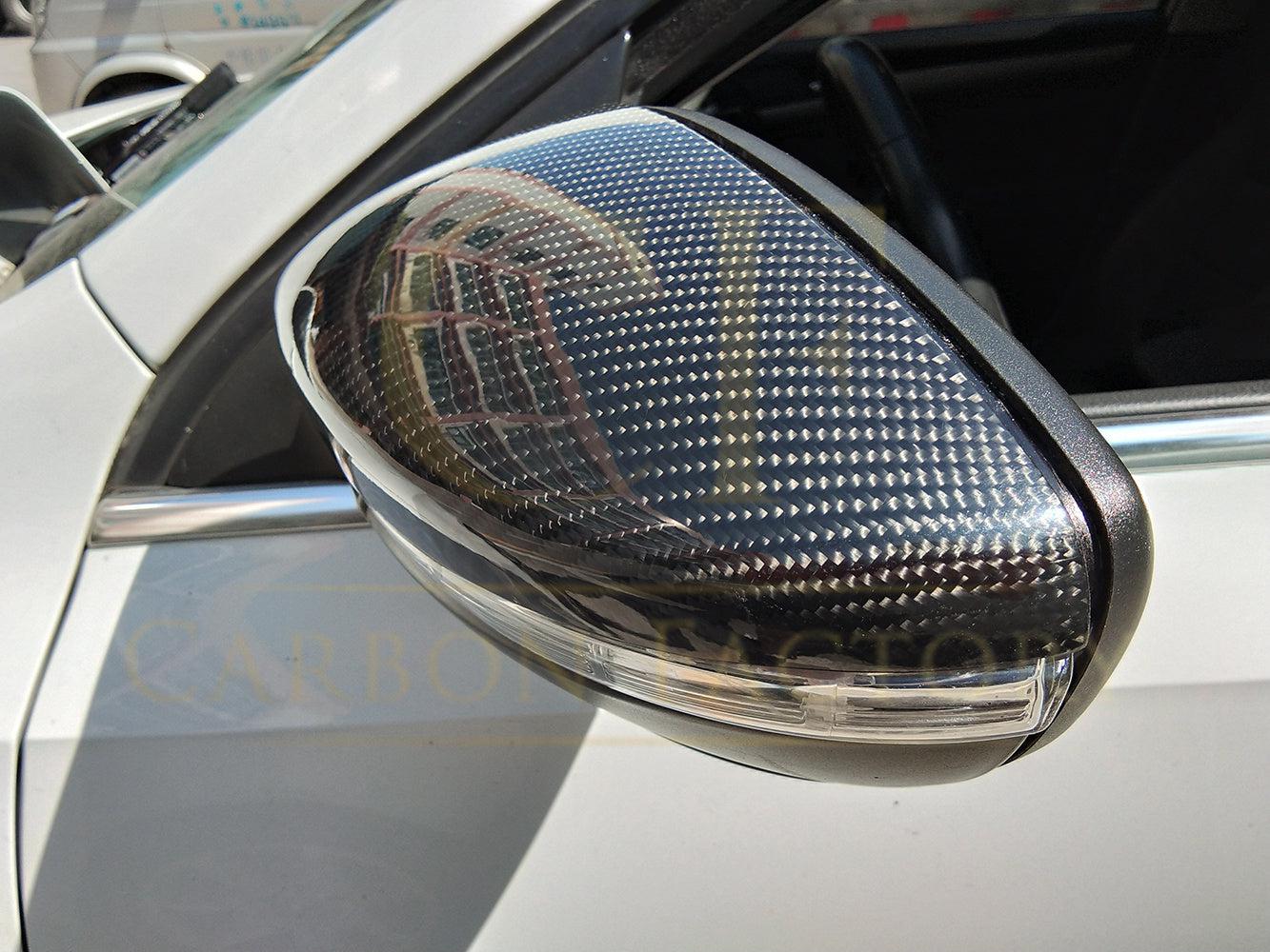 VW Passat B7 Scirocco Carbon Fibre Replacement Mirror Covers 10-14 by Carbon Factory-Carbon Factory