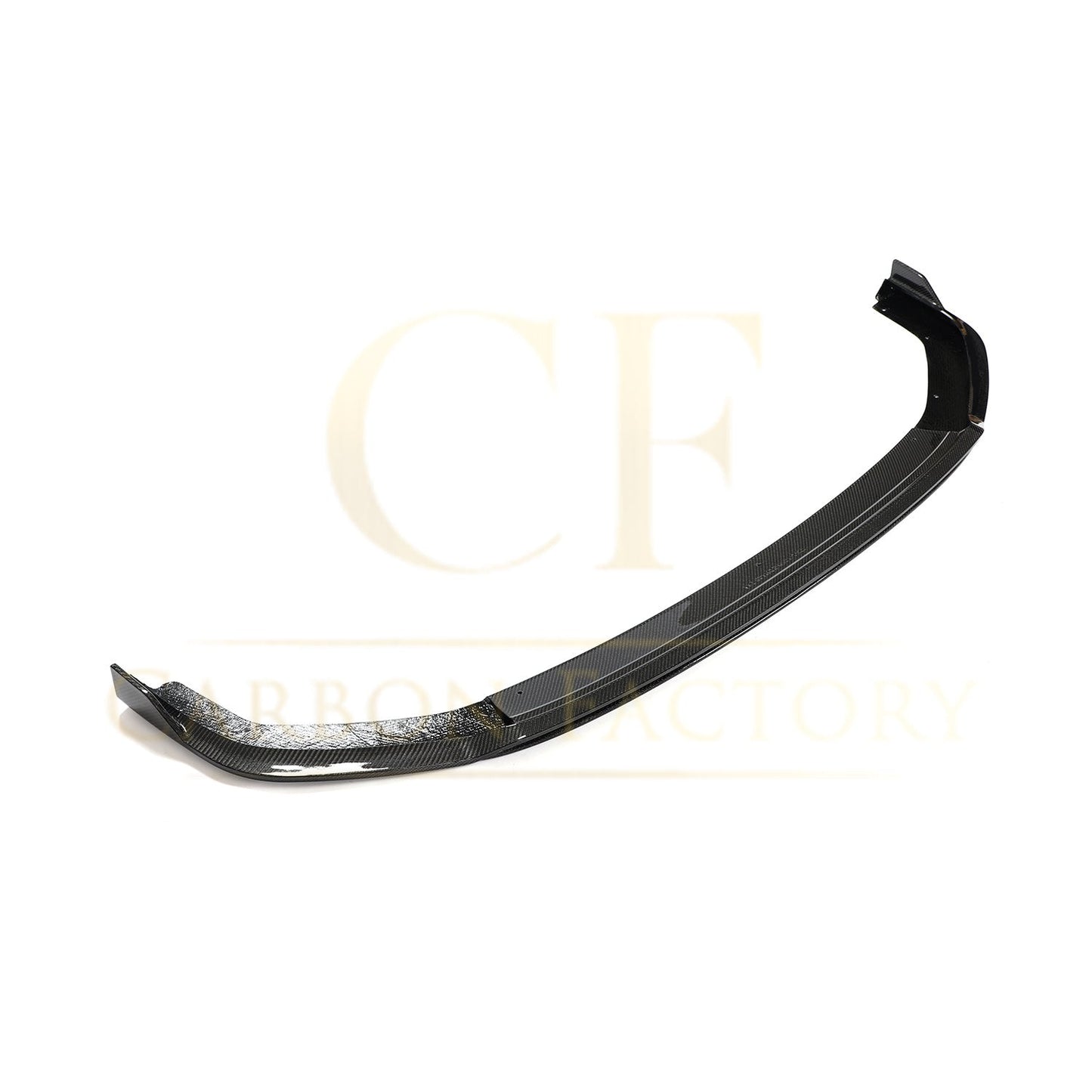 VW Polo MK6 GTI V Style Carbon Fibre Front Splitter 17-20 by Carbon Factory-Carbon Factory