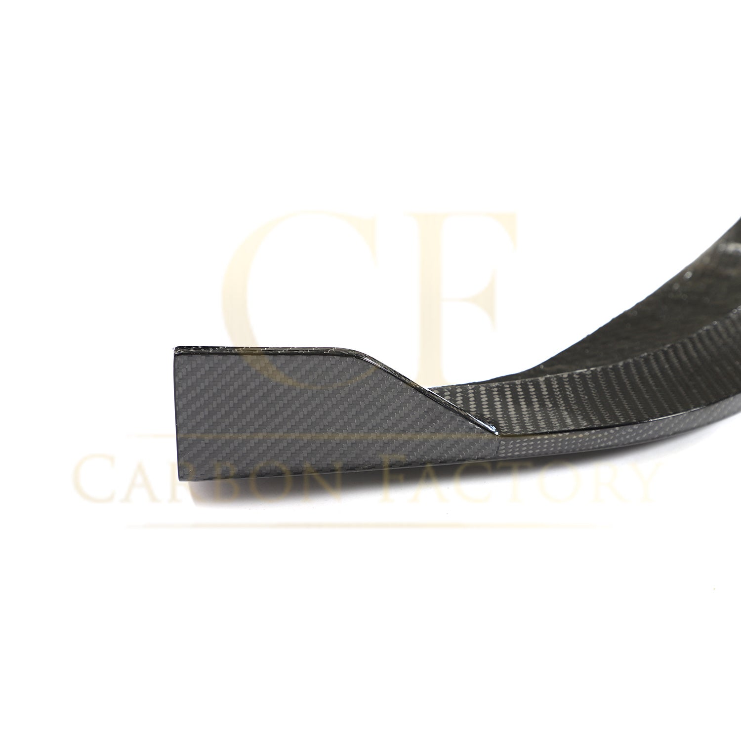 VW Polo MK6 GTI V Style Carbon Fibre Front Splitter 17-20 by Carbon Factory-Carbon Factory