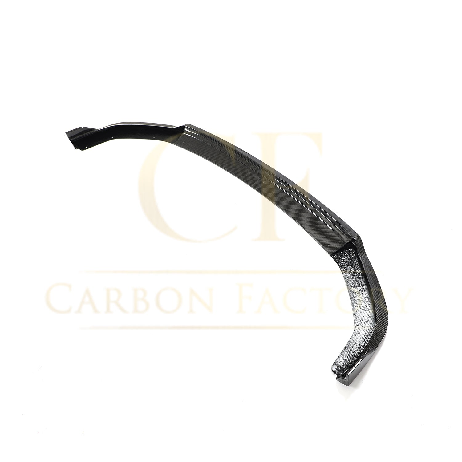 VW Polo MK6 GTI V Style Carbon Fibre Front Splitter 17-20 by Carbon Factory-Carbon Factory