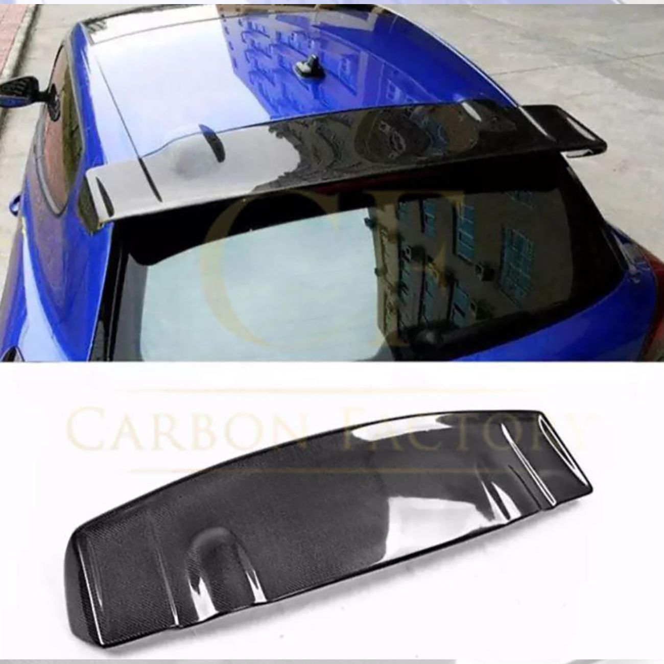 VW Scirocco VT Style Carbon Fibre Roof Spoiler 09-14 by Carbon Factory-Carbon Factory