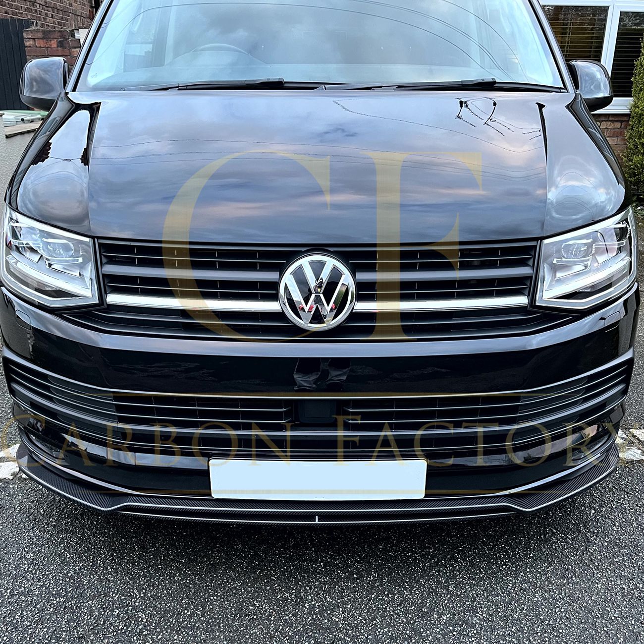 VW T6 Multivan V Style Carbon Fibre Front Splitter 15-20 by Carbon Factory-Carbon Factory