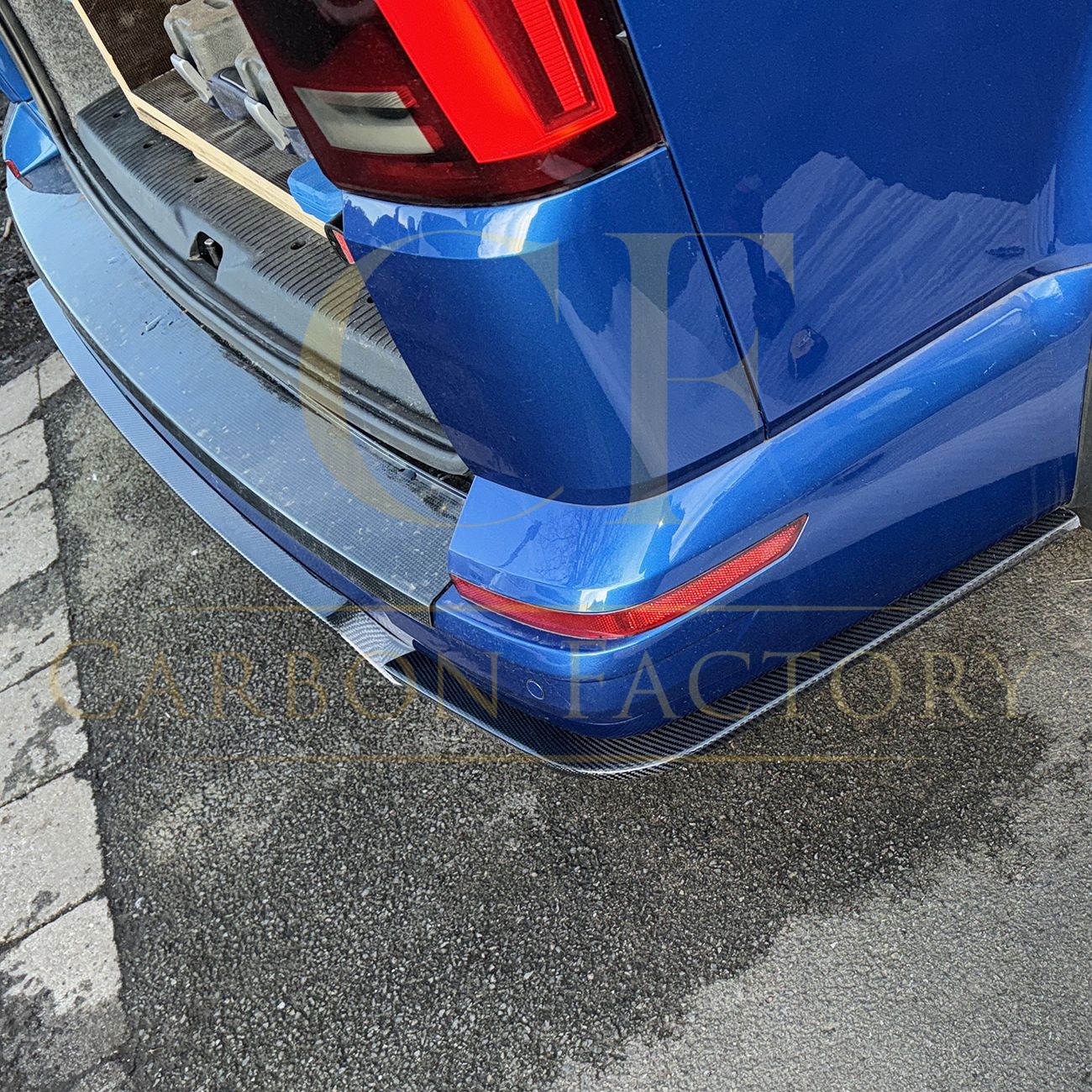 VW T6 Multivan V Style Carbon Fibre Rear Diffuser 15-20 by Carbon Factory-Carbon Factory