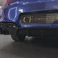 BMW 6 Series F06 F12 F13 M Sport V Style Gloss Black Rear Diffuser 12-17 (Dual Exhaust)