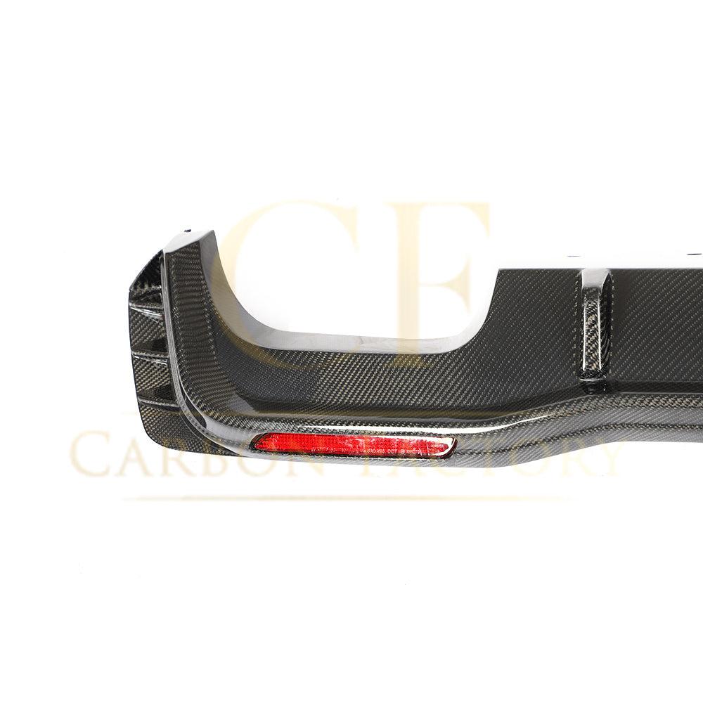 Audi 4K A7 S Line S7 V Style Carbon Fibre Rear Diffuser 19-22-Carbon Factory