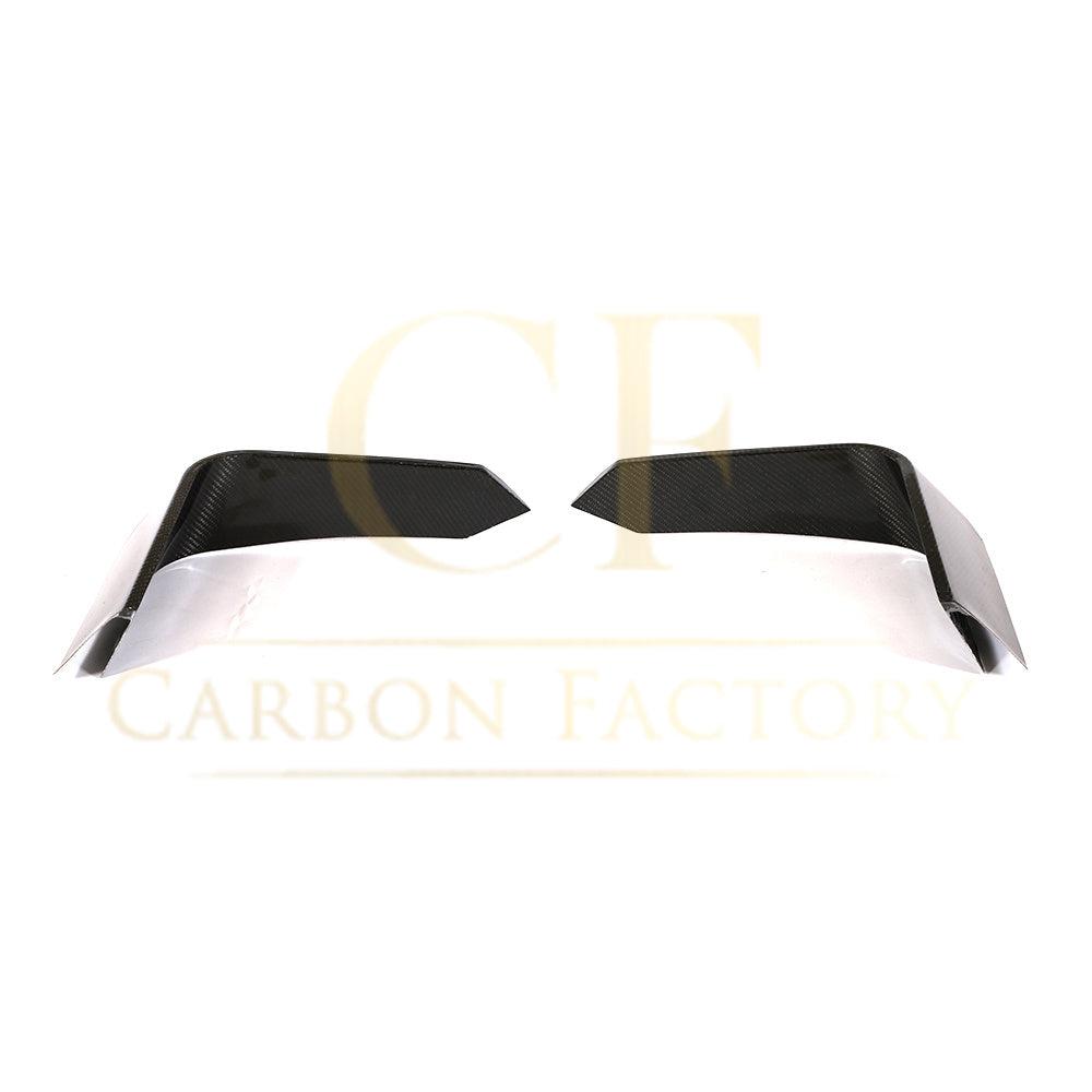 Audi 8S TTRS MK3 Carbon Fibre Front Bumper Trims 15-18-Carbon Factory