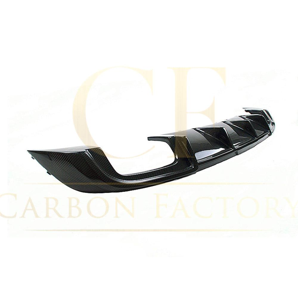 Audi A3 Hatchback (Non S Line) Small Fin Style Carbon Fibre Rear Diffuser 17-19-Carbon Factory