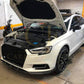 Audi A3 Saloon Non S Line P Style Carbon Fibre Front Splitter 16-19-Carbon Factory