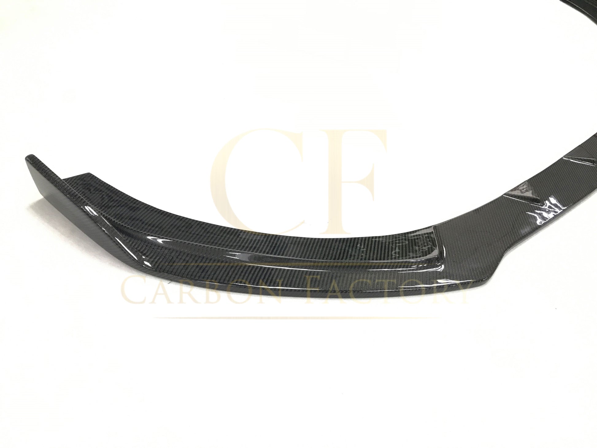 Audi A3 Saloon Non S Line RS Style Carbon Fibre Front Splitter 16-19-Carbon Factory