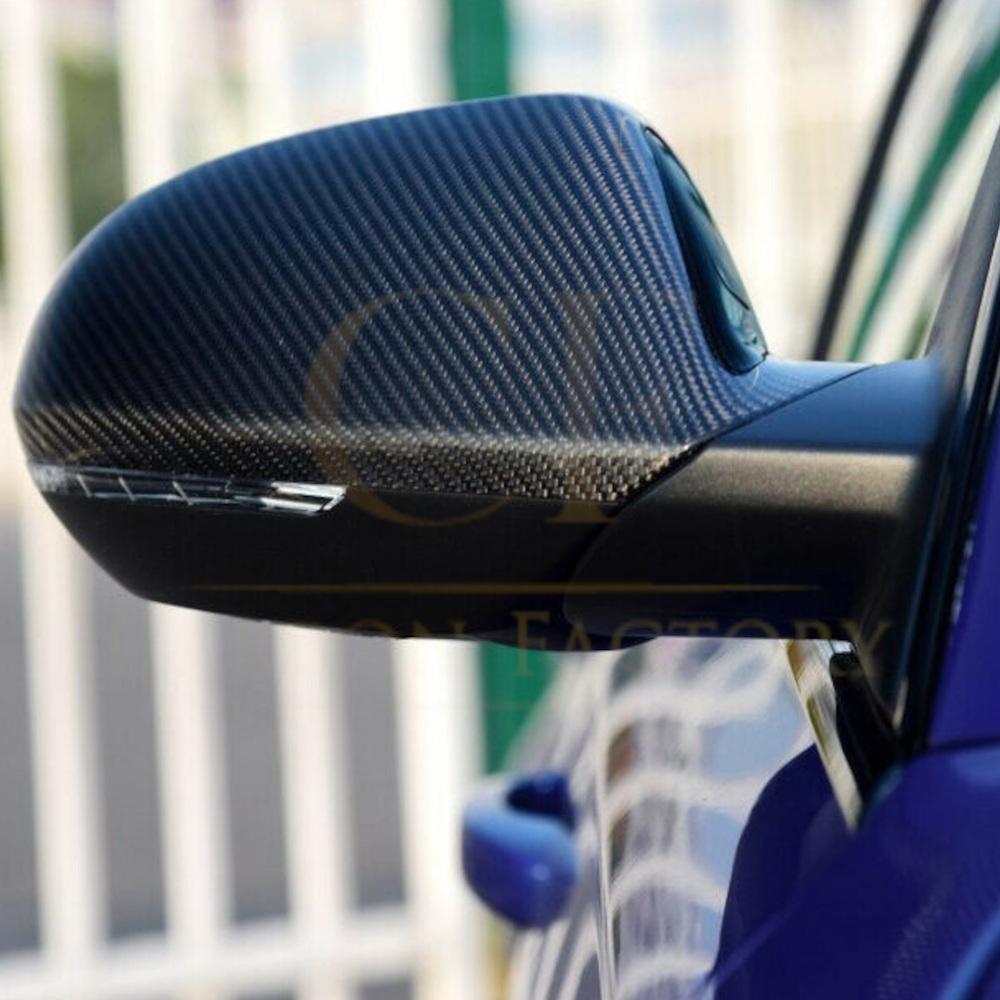 Audi C7 A6 S6 RS6 Replacement Carbon Mirror Covers 12-18-Carbon Factory