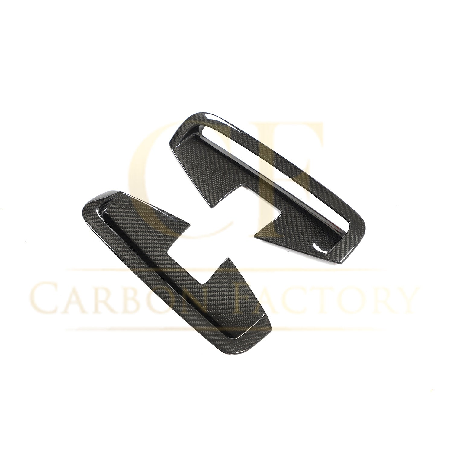 BMW 4 Series G22 G23 Carbon Fibre Front Bumper Side Trims 20-Present-Carbon Factory