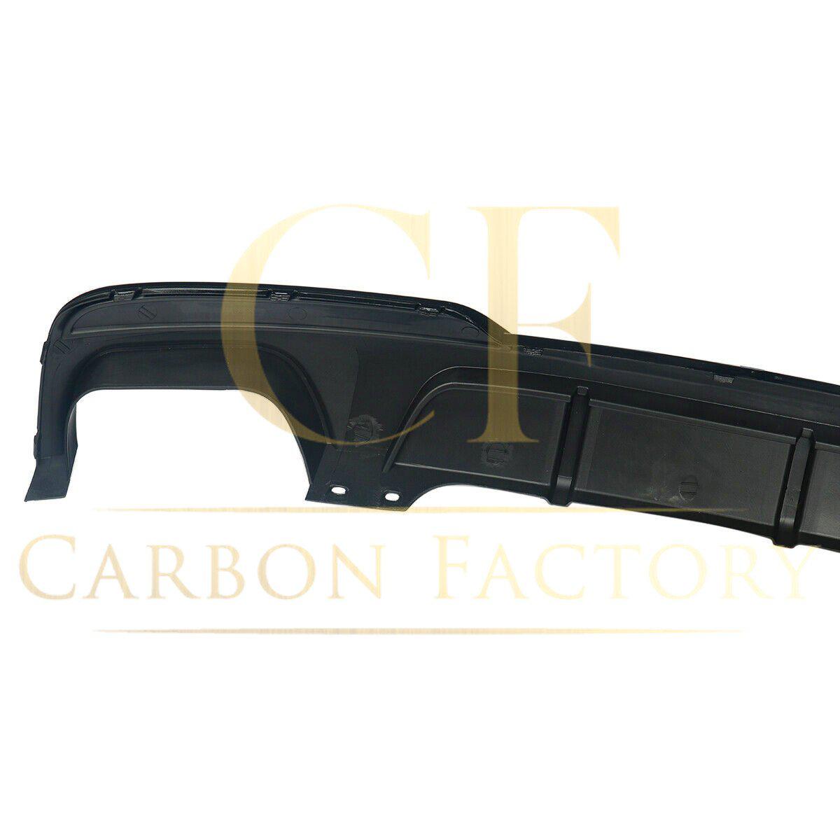 BMW F10 5 Series Gloss Black M Performance Style Rear Diffuser Quad Exhaust 10-17-Carbon Factory