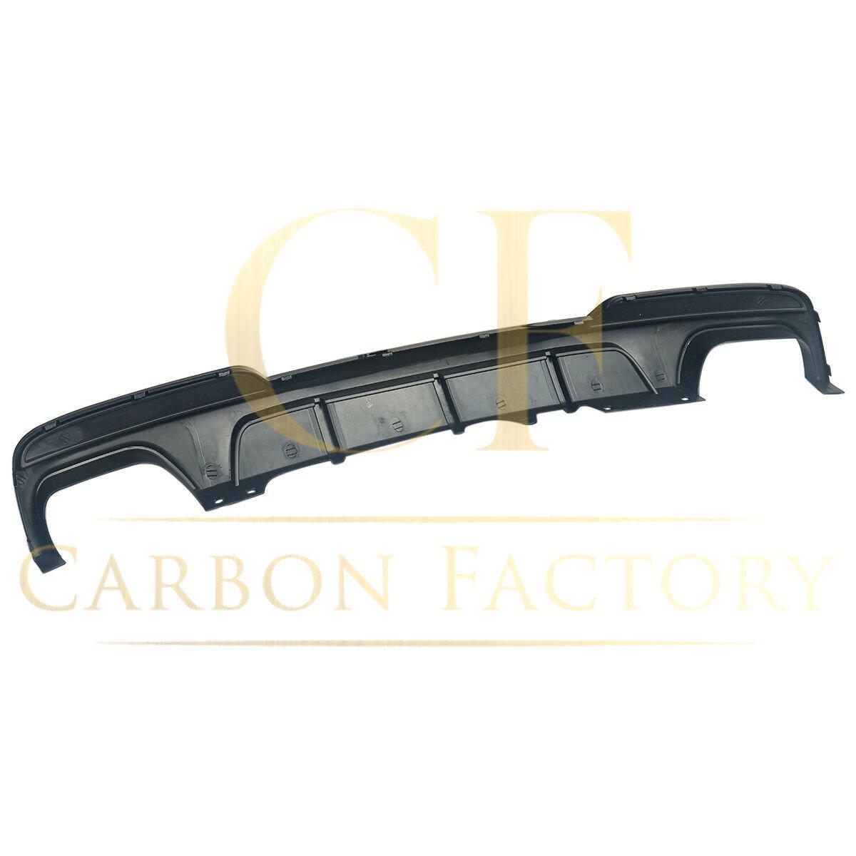 BMW F10 5 Series Gloss Black M Performance Style Rear Diffuser Quad Exhaust 10-17-Carbon Factory