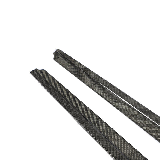 BMW F10 5 Series inc M5 Carbon Fibre Side Skirt 10-17 by Carbon Factory-Carbon Factory